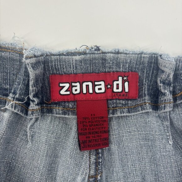 Vintage Zana Di Y2K Jeans Low Rise Cropped Flare Jeans Womens Size 11 - Picture 9 of 12